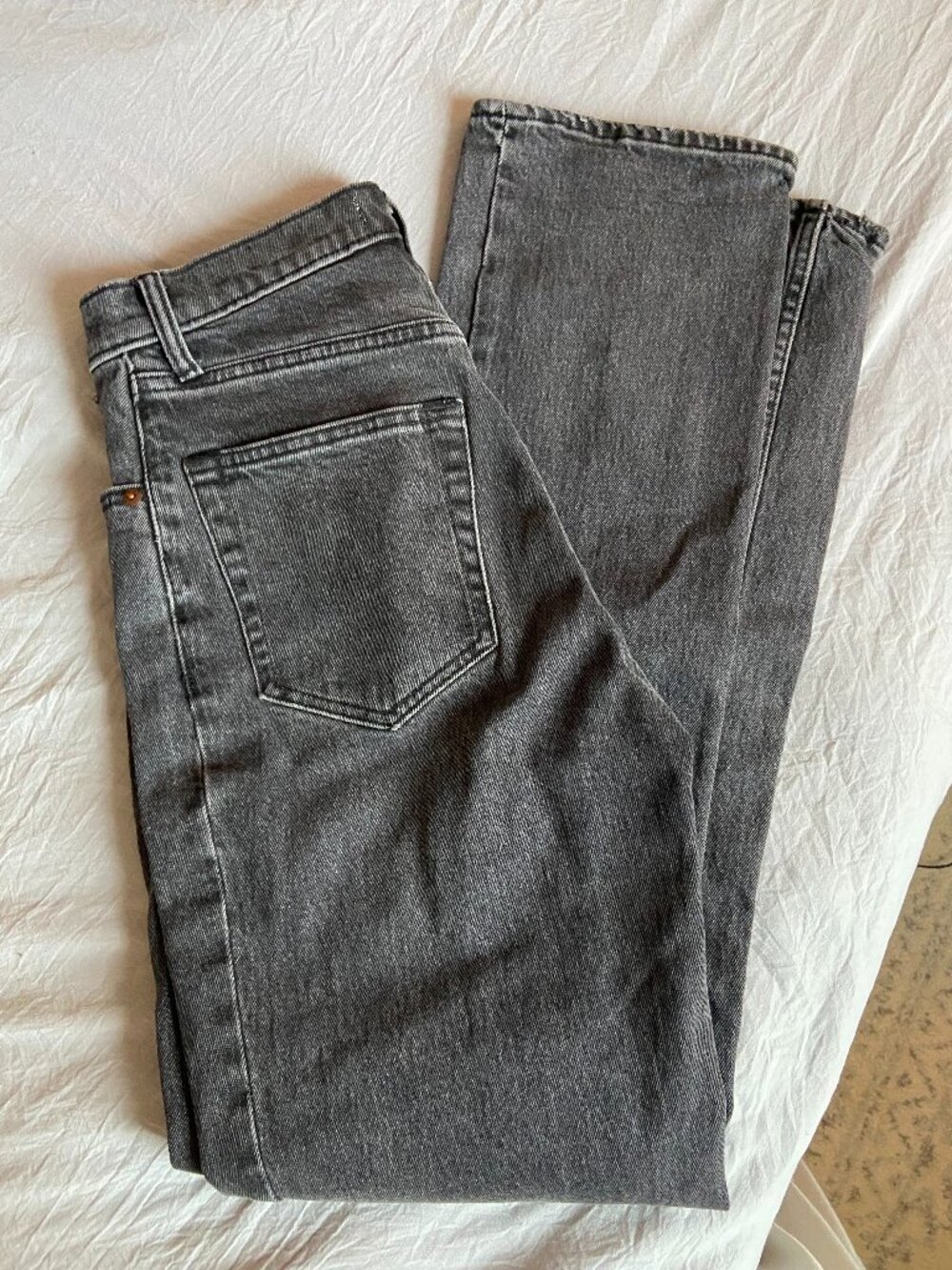 Abercrombie & Fitch Women's Black and Grey Jeans
